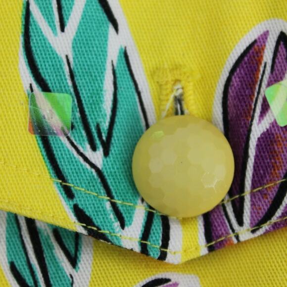 REDD Jeans Vintage Psychedelic New Wave Jacket Bright Sequins Size 8 - Picture 10 of 11